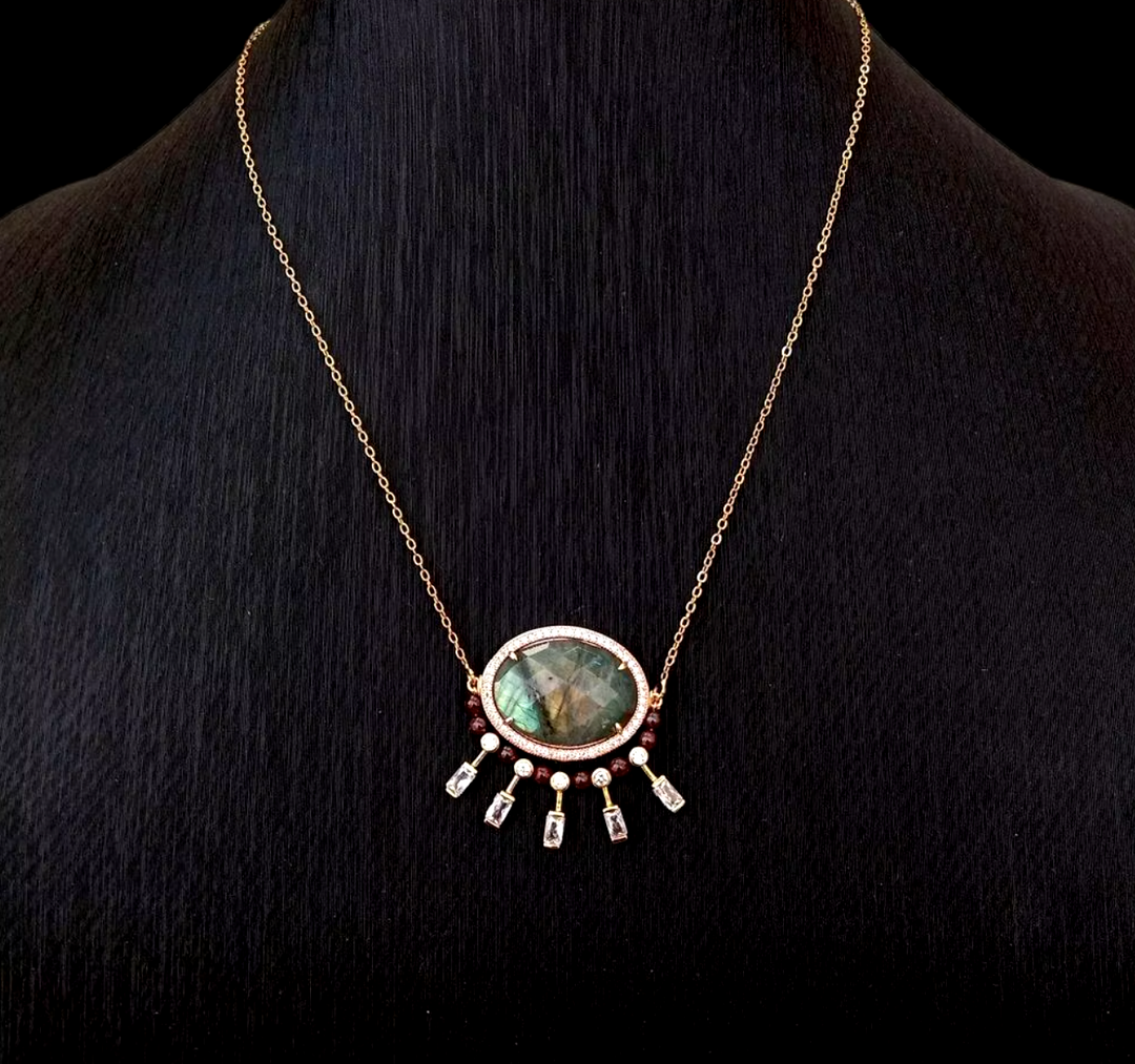 Bellona Labradorite Statement Necklace